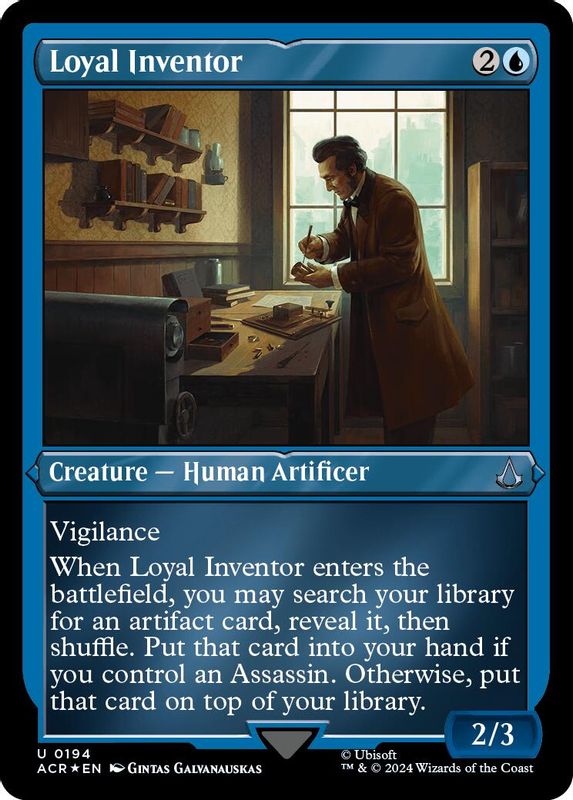 Loyal Inventor (Foil Etched) - 194 - Uncommon