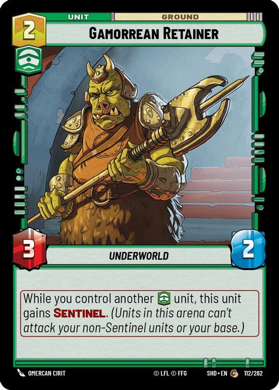 Gamorrean Retainer - 112/262 - Common