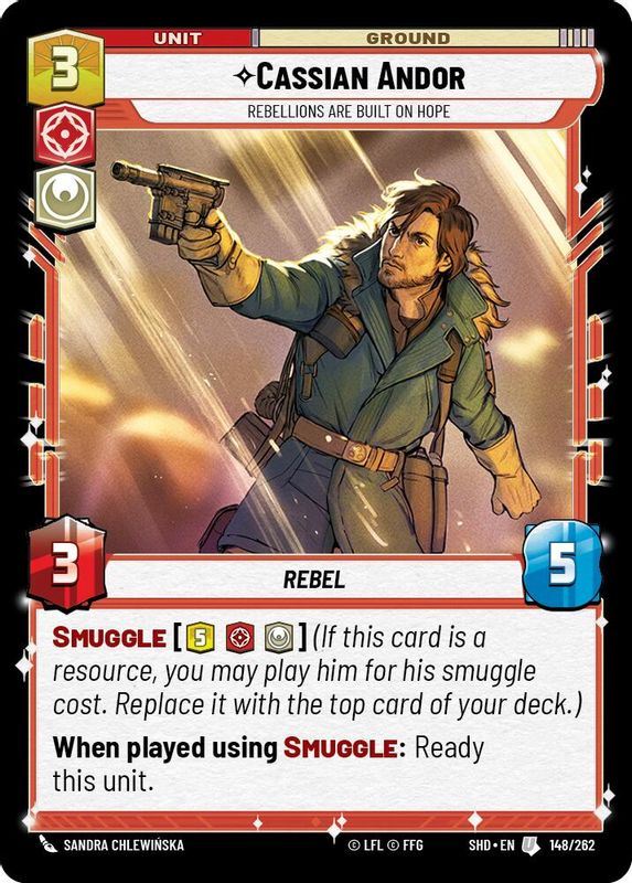 Cassian Andor - Rebellions Are Built On Hope - 148/262 - Uncommon