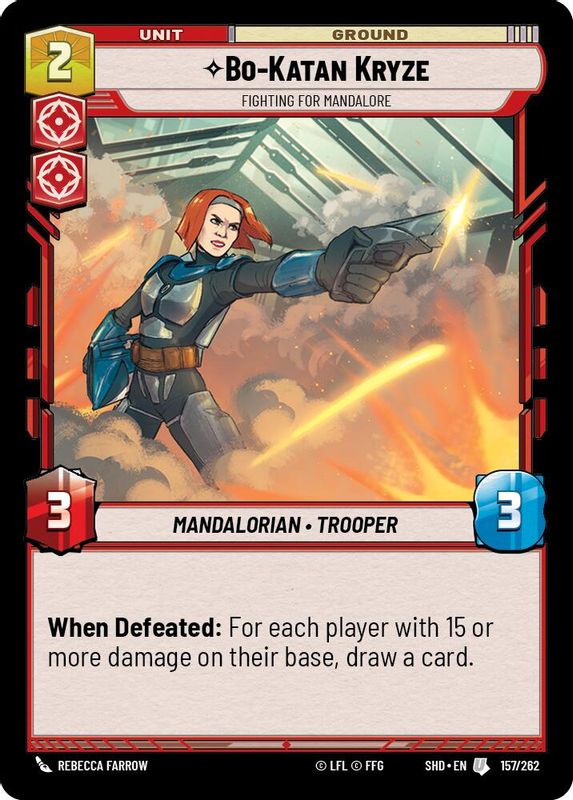 Bo-Katan Kryze - Fighting For Mandalore - 157/262 - Uncommon