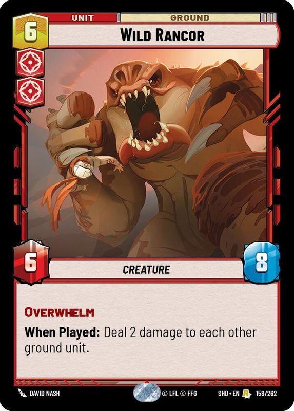 Wild Rancor - 158/262 - Rare