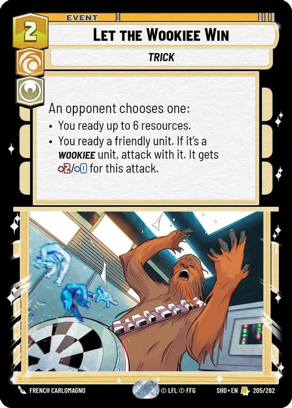 Let the Wookiee Win - 205/262 - Rare