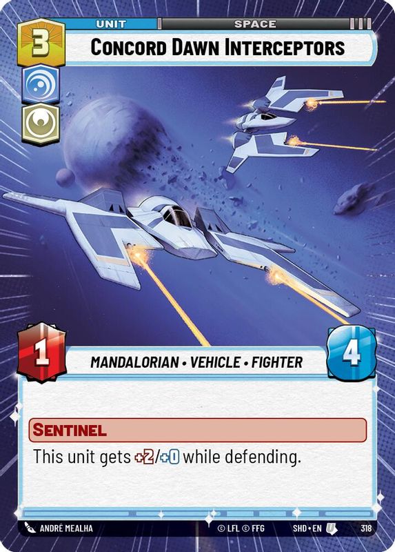 Concord Dawn Interceptors (Hyperspace) - 318 - Uncommon