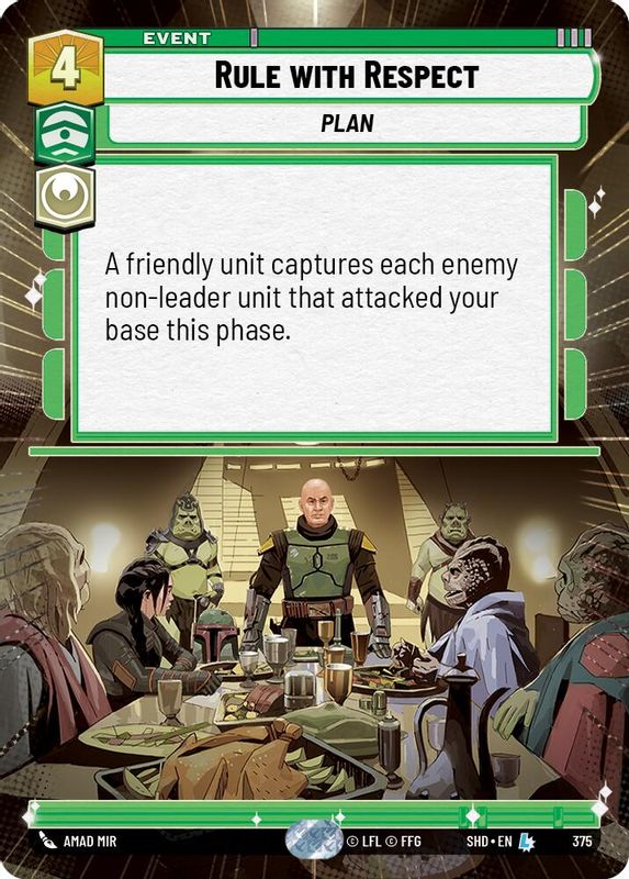 Rule With Respect (Hyperspace) - 375 - Legendary