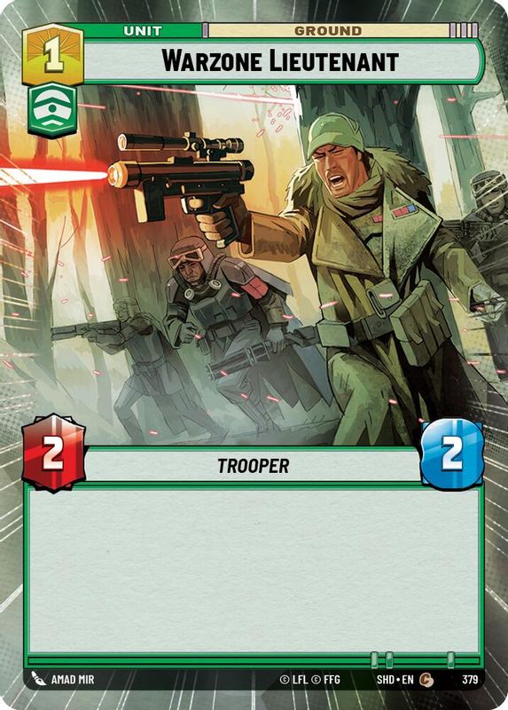 Warzone Lieutenant (Hyperspace) - 379 - Common