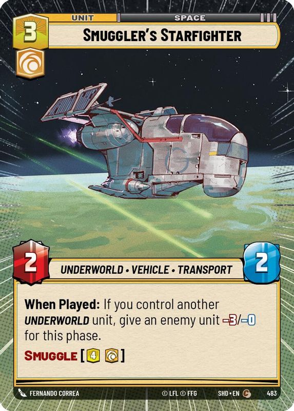 Smuggler's Starfighter (Hyperspace) - 483 - Common