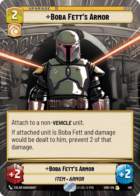 Boba Fett's Armor (Hyperspace) - 491 - Rare