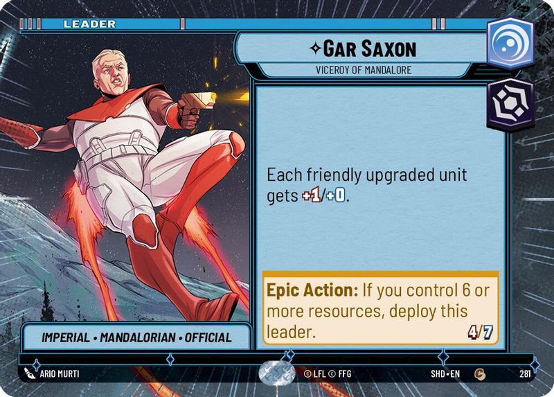 Gar Saxon - Viceroy of Mandalore (Hyperspace) - 281 - Common