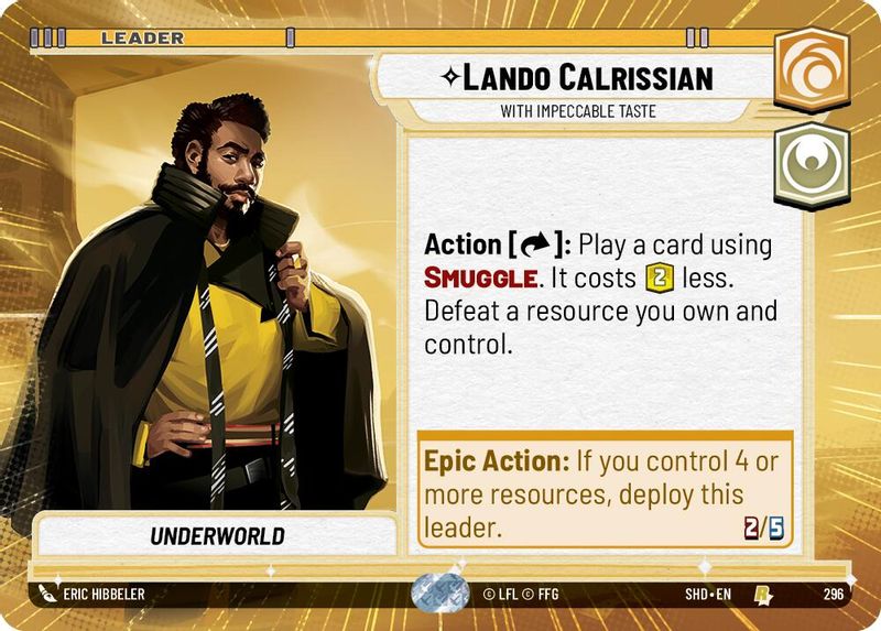 Lando Calrissian - With Impeccable Taste (Hyperspace) - 296 - Rare