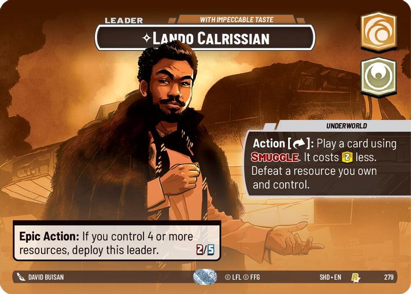 Lando Calrissian - With Impeccable Taste (Showcase) - 279 - Rare