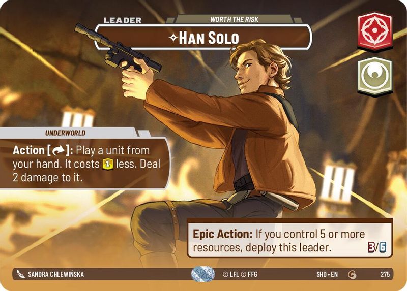 Han Solo - Worth the Risk (Showcase) - 275 - Common