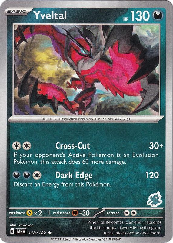 Yveltal - Darkrai Deck - 118/182 - Rare