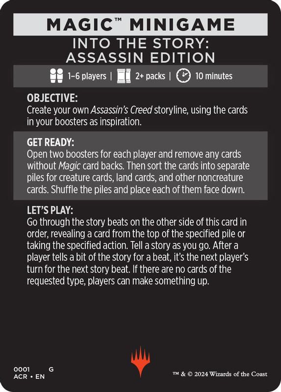 Magic Minigame: Into The Story: Assassin Edition - 1 - Special