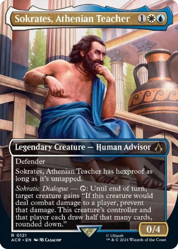 Sokrates, Athenian Teacher (Borderless) - 121 - Rare