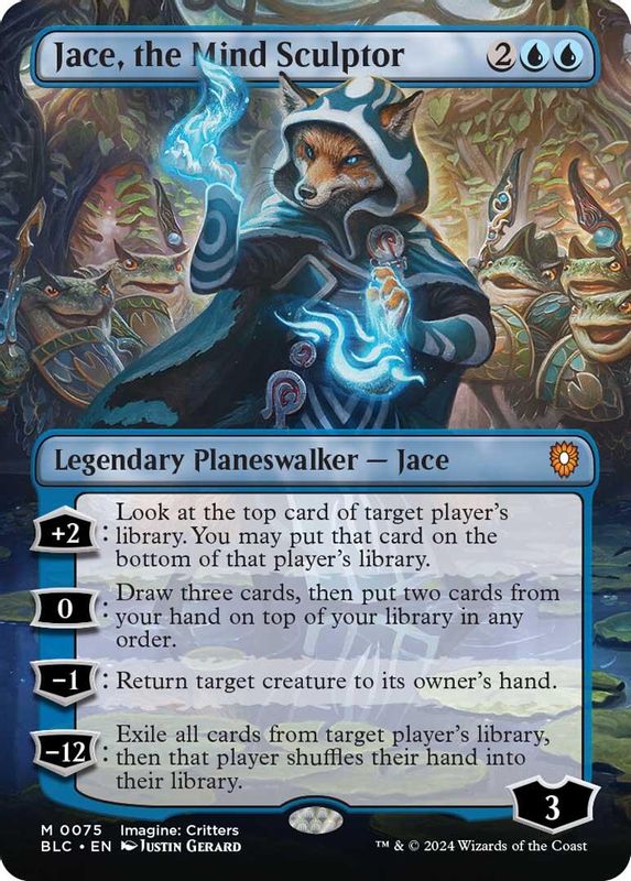 Jace, the Mind Sculptor (Borderless) - 75 - Mythic