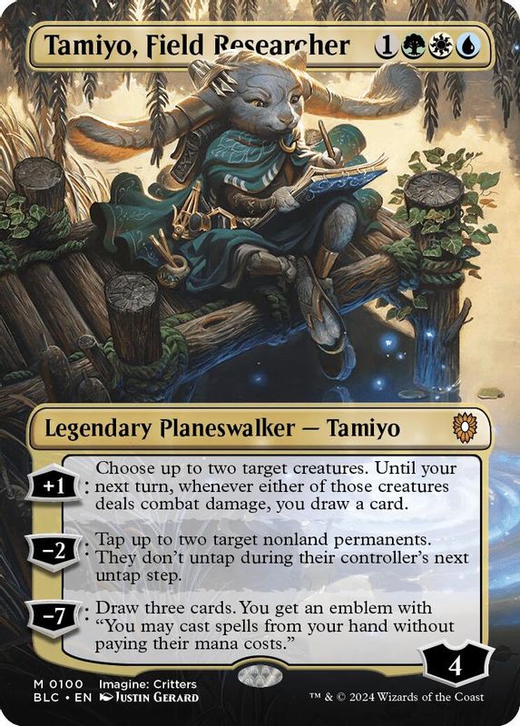 Tamiyo, Field Researcher (Borderless) - 100 - Mythic