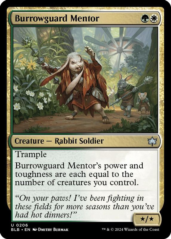 Burrowguard Mentor - 206 - Uncommon