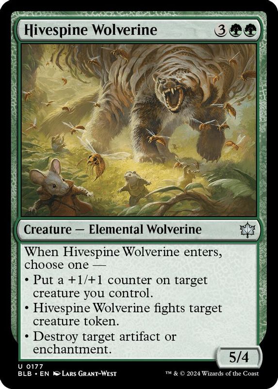 Hivespine Wolverine - 177 - Uncommon