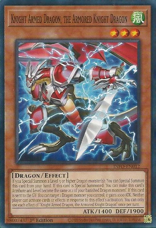 Knight Armed Dragon, the Armored Knight Dragon - INFO-EN012 - Common / Short Print