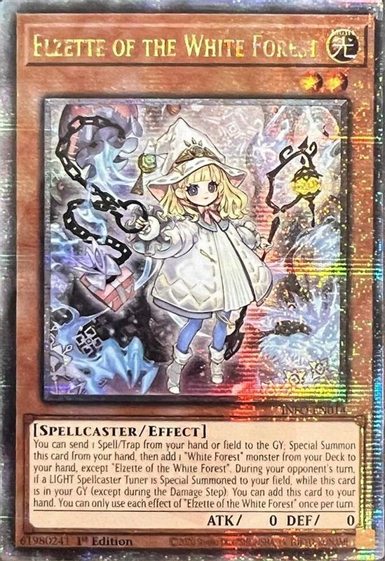 Elzette of the White Forest (Quarter Century Secret Rare) - INFO-EN014 - Quarter Century Secret Rare