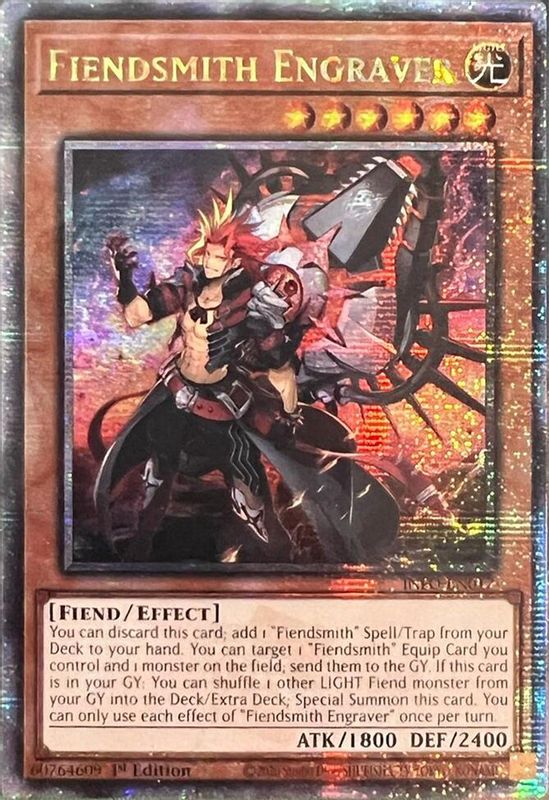 Fiendsmith Engraver (Quarter Century Secret Rare) - INFO-EN017 - Quarter Century Secret Rare