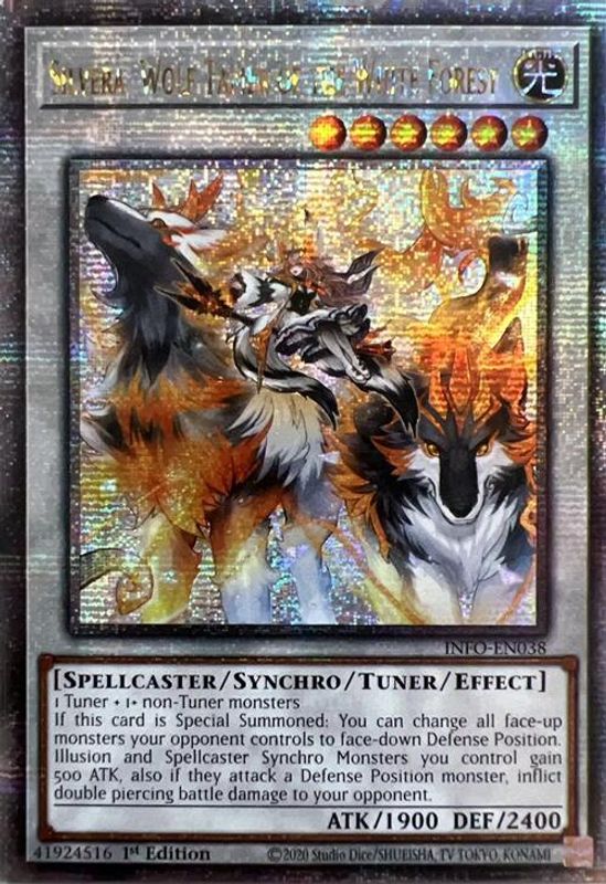 Silvera, Wolf Tamer of the White Forest (Quarter Century Secret Rare) - INFO-EN038 - Quarter Century Secret Rare