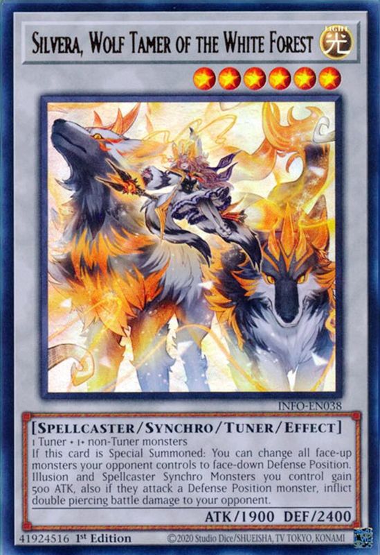 Silvera, Wolf Tamer of the White Forest - INFO-EN038 - Ultra Rare