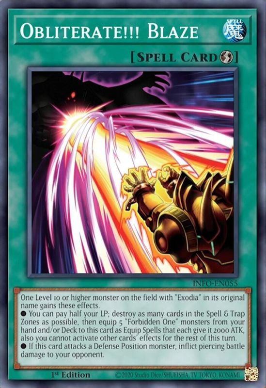 Obliterate!!! Blaze - INFO-EN055 - Super Rare