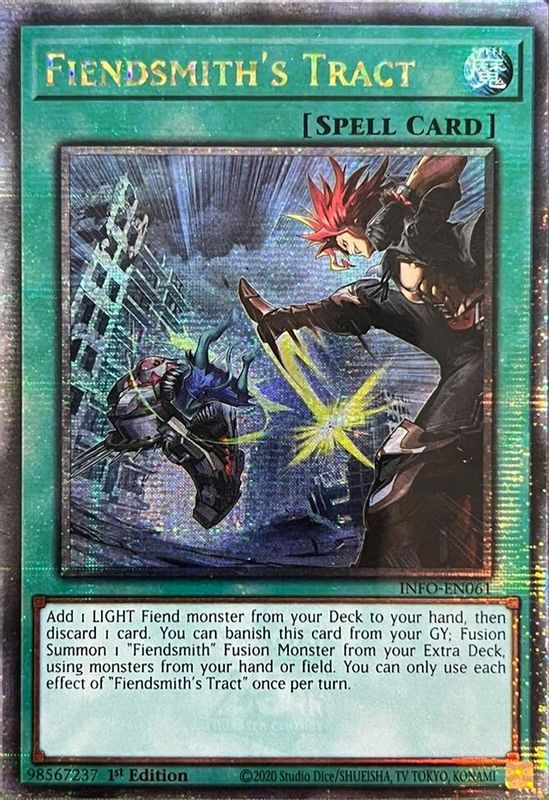 Fiendsmith's Tract (Quarter Century Secret Rare) - INFO-EN061 - Quarter Century Secret Rare