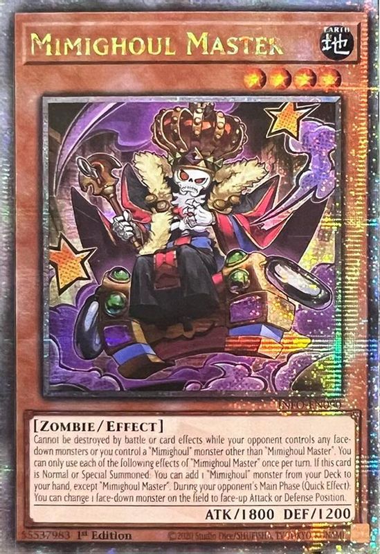 Mimighoul Master (Quarter Century Secret Rare) - INFO-EN090 - Quarter Century Secret Rare