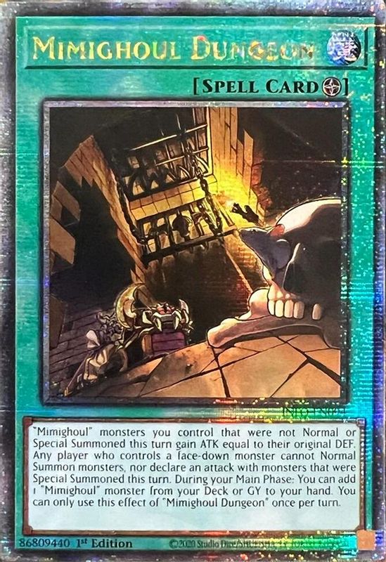 Mimighoul Dungeon (Quarter Century Secret Rare) - INFO-EN094 - Quarter Century Secret Rare