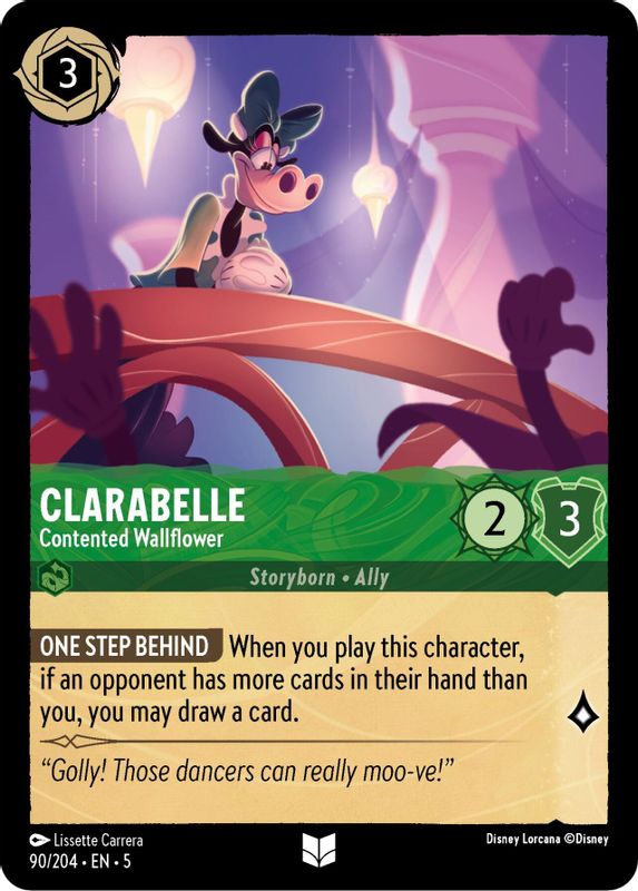 Clarabelle - Contented Wallflower - 90/204 - Uncommon