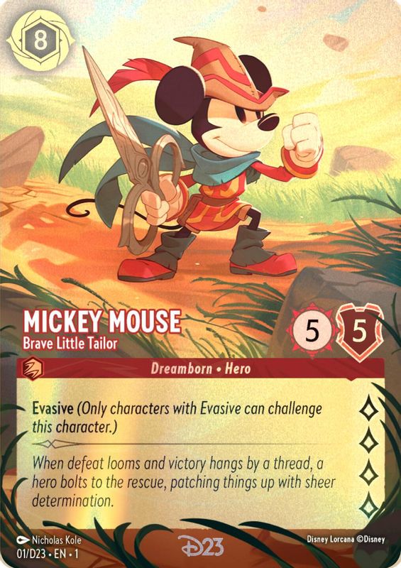 Mickey Mouse - Brave Little Tailor (Extended Art) - 1 - Promo