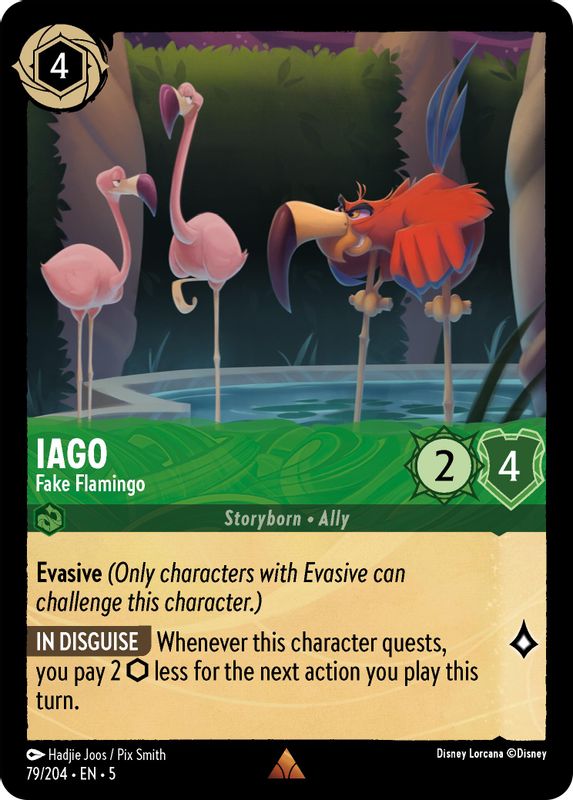 Iago - Fake Flamingo - 79/204 - Rare