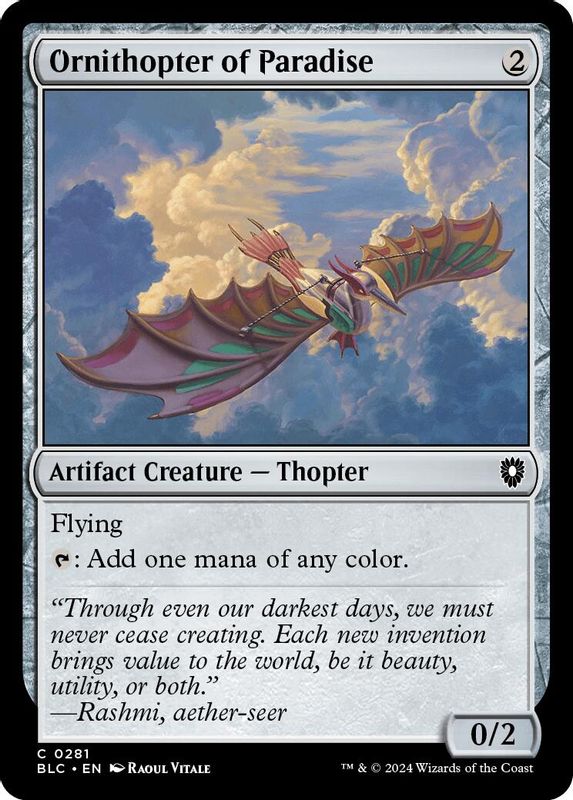 Ornithopter of Paradise - 281 - Common