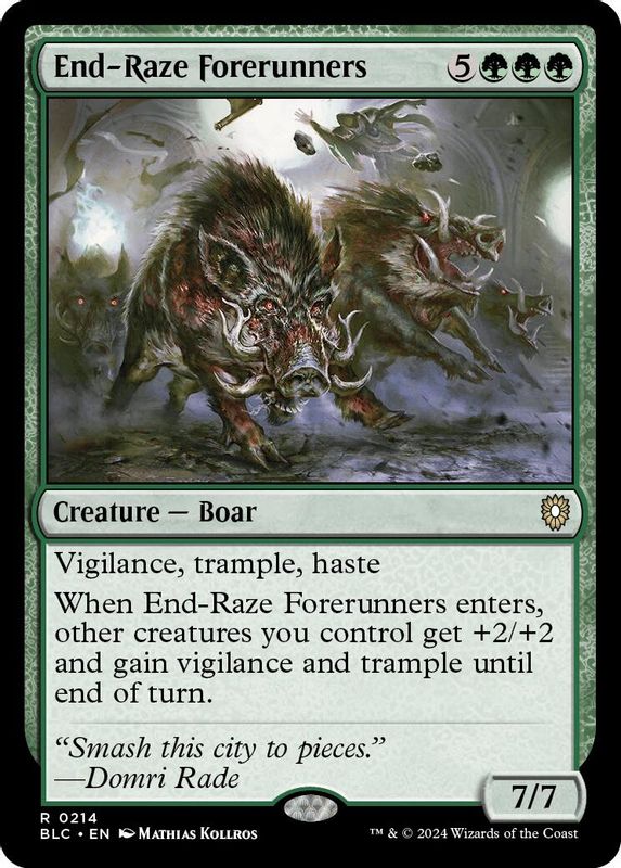 End-Raze Forerunners - 214 - Rare