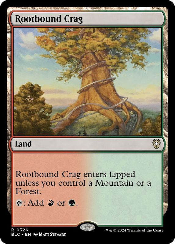 Rootbound Crag - 326 - Rare