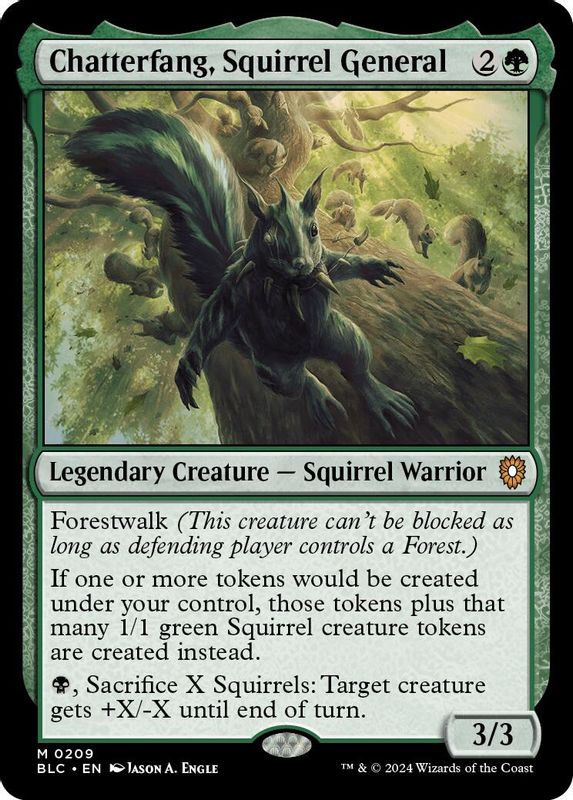 Chatterfang, Squirrel General - 209 - Mythic