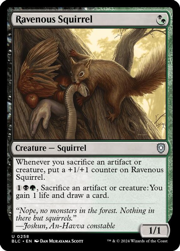 Ravenous Squirrel - 258 - Uncommon