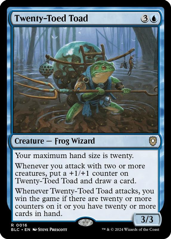 Twenty-Toed Toad - 16 - Rare