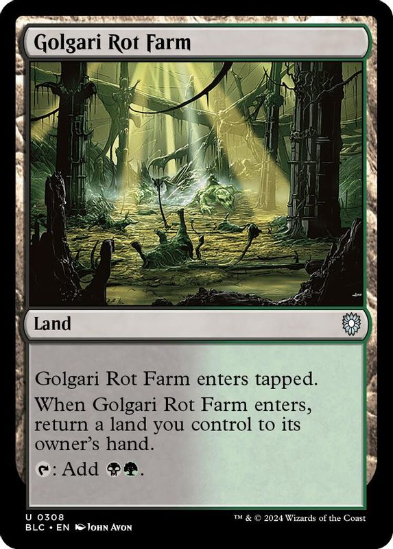 Golgari Rot Farm - 308 - Uncommon