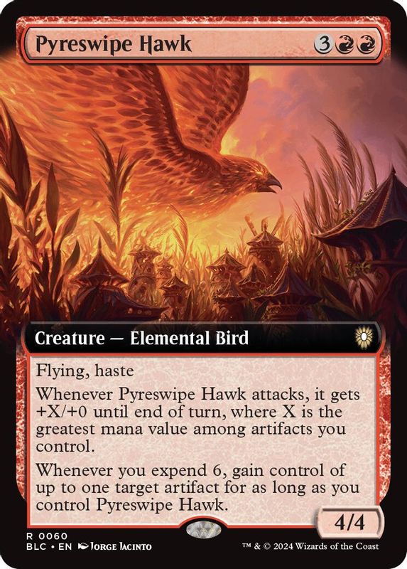 Pyreswipe Hawk (Extended Art) - 60 - Rare