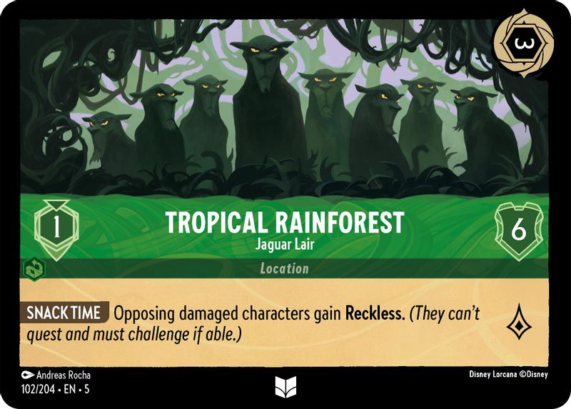 Tropical Rainforest - Jaguar Lair - 102/204 - Uncommon