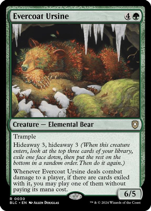 Evercoat Ursine - 30 - Rare