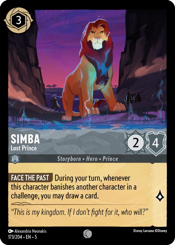 Simba - Lost Prince - 173/204 - Common