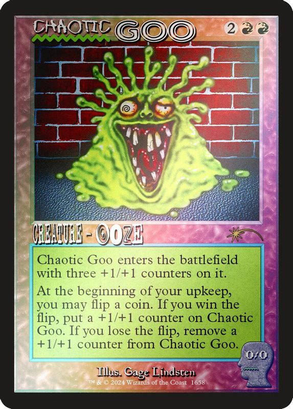 Chaotic Goo (Rainbow Foil) - 1658 - Rare