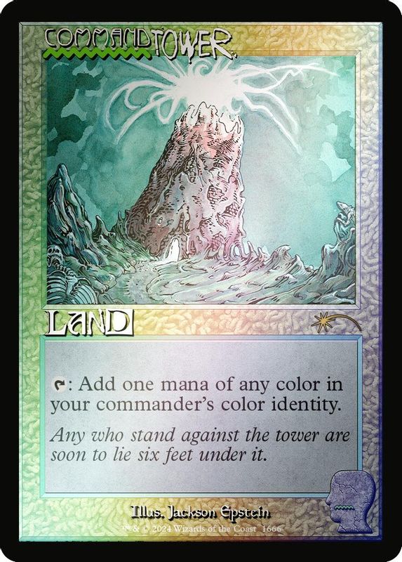 Command Tower (1666) (Rainbow Foil) - 1666 - Rare