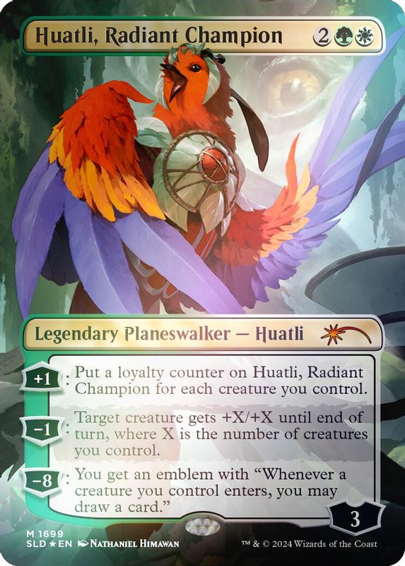 Huatli, Radiant Champion (Rainbow Foil) - 1699 - Mythic