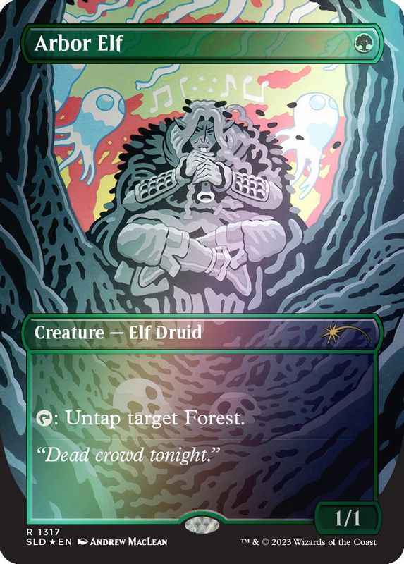 Arbor Elf (Rainbow Foil) - 1317 - Rare