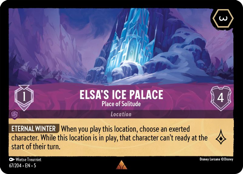 Elsa's Ice Palace - Place of Solitude - 67/204 - Rare